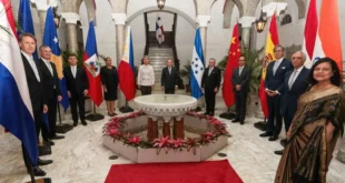 Acreditación de embajadores ante Panamá por el presidente José Raúl Mulino