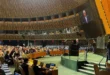 El presidente de Panamá, José Raúl Mulino, durante su intervención en la Asamblea General de la ONU.