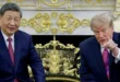 Donald Trump y Xi Jinping en la Casa Blanca durante su cumbre bilateral
