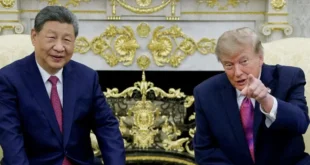 Donald Trump y Xi Jinping en la Casa Blanca durante su cumbre bilateral