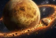 La posible antigua luna de Venus y su destrucción por fuerzas de marea
