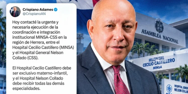 Propuesta de unificación del sistema de salud en Panamá por el diputado Adames