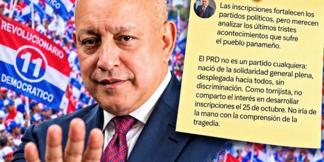 Crispiano Adames se opone a inscripción en el PRD por empatía ante tragedia