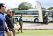 Entrega oficial de autobuses de Estados Unidos a SENAFRONT en Panamá