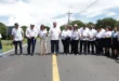 El presidente José Raúl Mulino durante la entrega oficial de carreteras en el distrito de Alanje, provincia de Chiriquí.