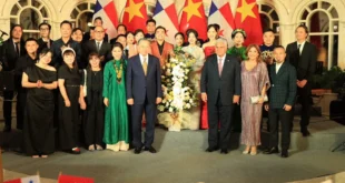 El presidente José Raúl Mulino durante su visita oficial a Vietnam.
