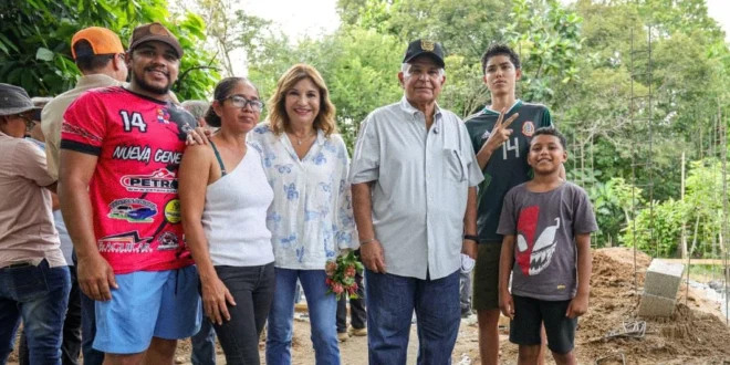El presidente José Raúl Mulino durante su gira de trabajo en comunidades afectadas por sismos en Panamá.