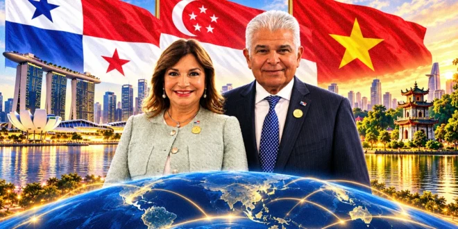 Gira internacional del presidente José Raúl Mulino a Singapur y Vietnam