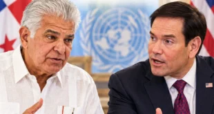 Conversación entre el presidente Mulino y el secretario de Estado Marco Rubio sobre cooperación ante sismo y la ONU