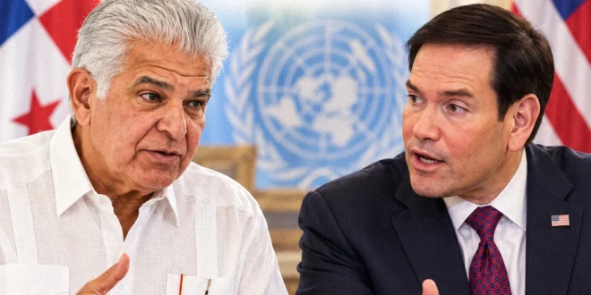 Conversación entre el presidente Mulino y el secretario de Estado Marco Rubio sobre cooperación ante sismo y la ONU