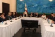El presidente José Raúl Mulino durante el encuentro con directores ejecutivos internacionales en Panamá.