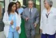 Ministro de Salud inspeccionando las obras en el Instituto Nacional de Salud Mental