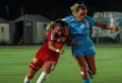 Acción de un partido de la Liga de Fútbol Femenino Torneo Apertura 2026