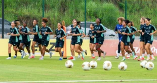 Entrenamiento de la Selección Mayor Femenina de Panamá