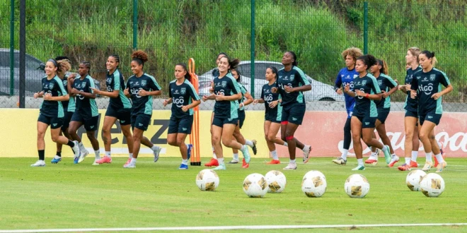 Entrenamiento de la Selección Mayor Femenina de Panamá